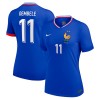 Fotbalové dresy Francie Dembele 11 Dámské Domácí Dres ME 2024 Krátký Rukáv